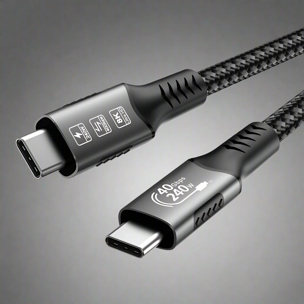 Cable USB4 40Gbps 48V 240W Thunderbolt 4 Type C to C