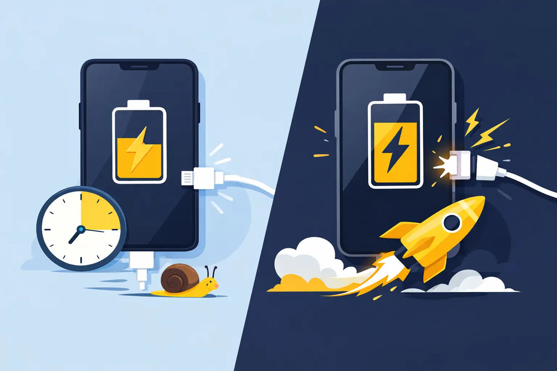 Différence charge rapide et super rapide
