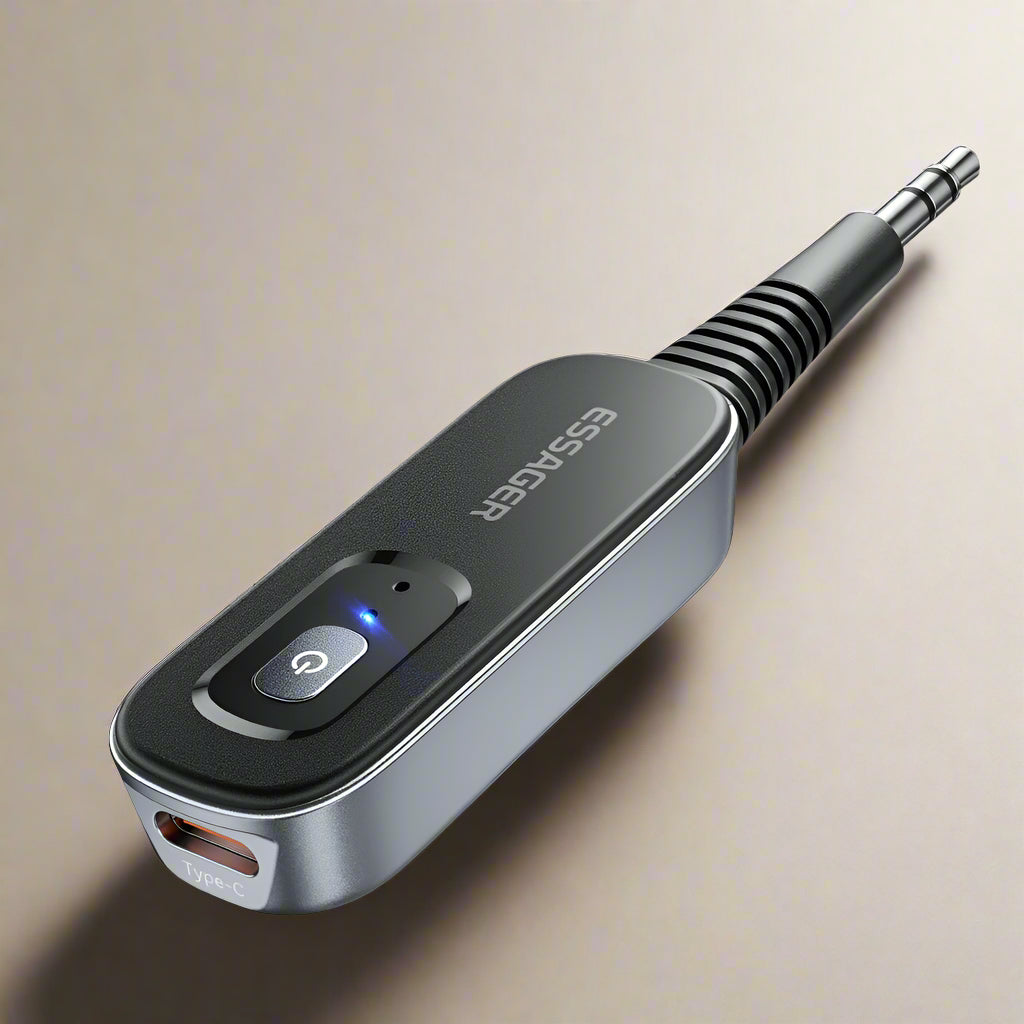 Essager Bluetooth 5.1   3.5mm Jack Wireless Adapter - Transmitter Receiver