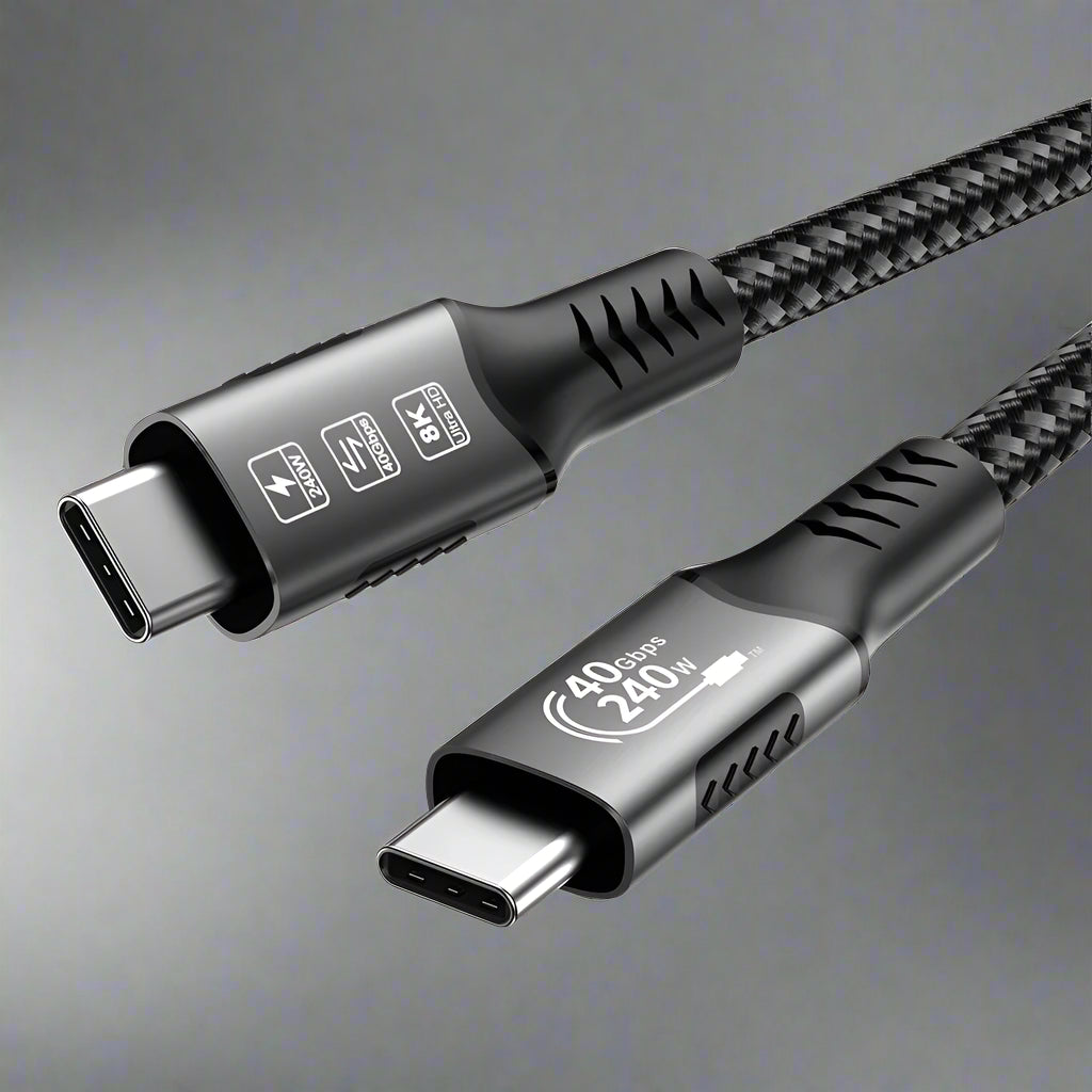 Cable USB4 40Gbps 48V 240W Thunderbolt 4 Type C to C