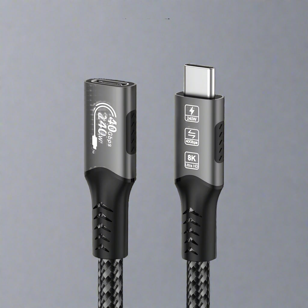 Cable USB4 40Gbps 48V 240W Thunderbolt 4 Type C to C
