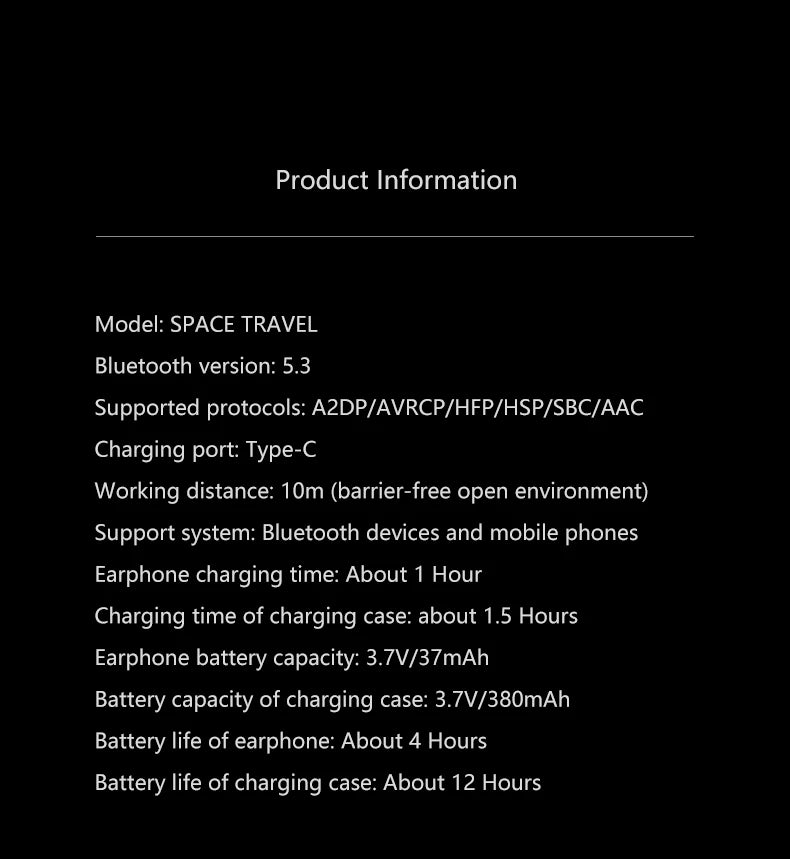Moondrop Space Travel Bluetooth Wireless TWS  earphone