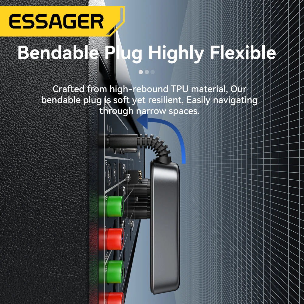 Essager Bluetooth 5.1   3.5mm Jack Wireless Adapter - Transmitter Receiver