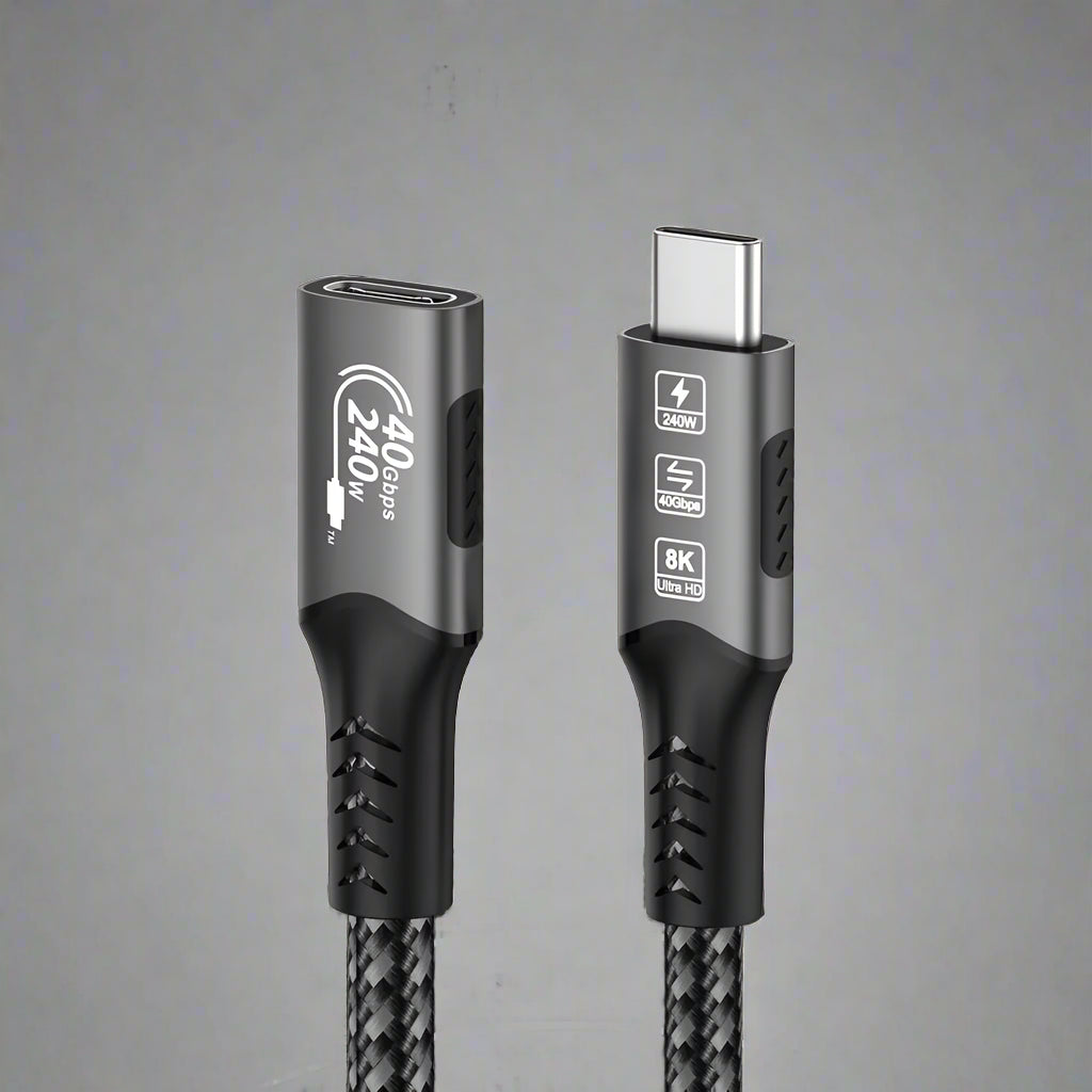 Cable USB4 40Gbps 48V 240W Thunderbolt 4 Type C to C