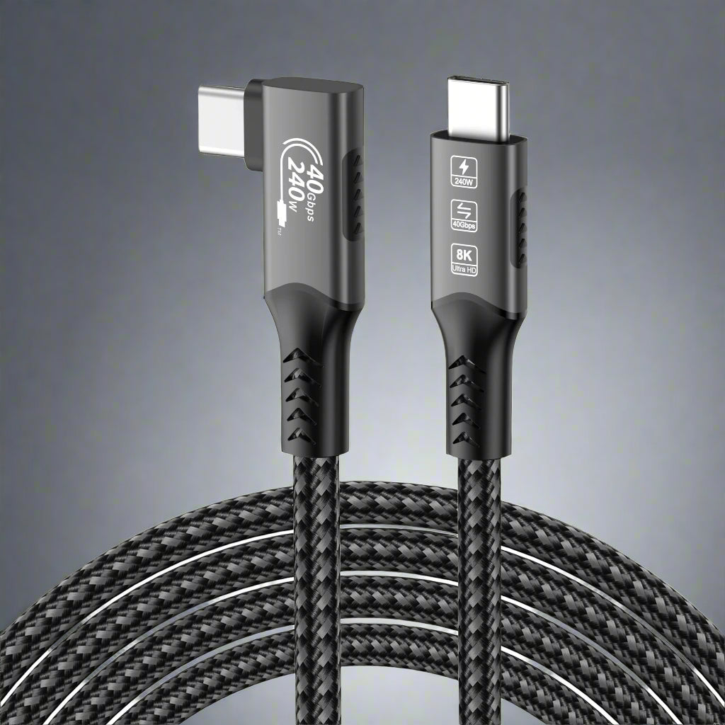 Cable USB4 40Gbps 48V 240W Thunderbolt 4 Type C to C