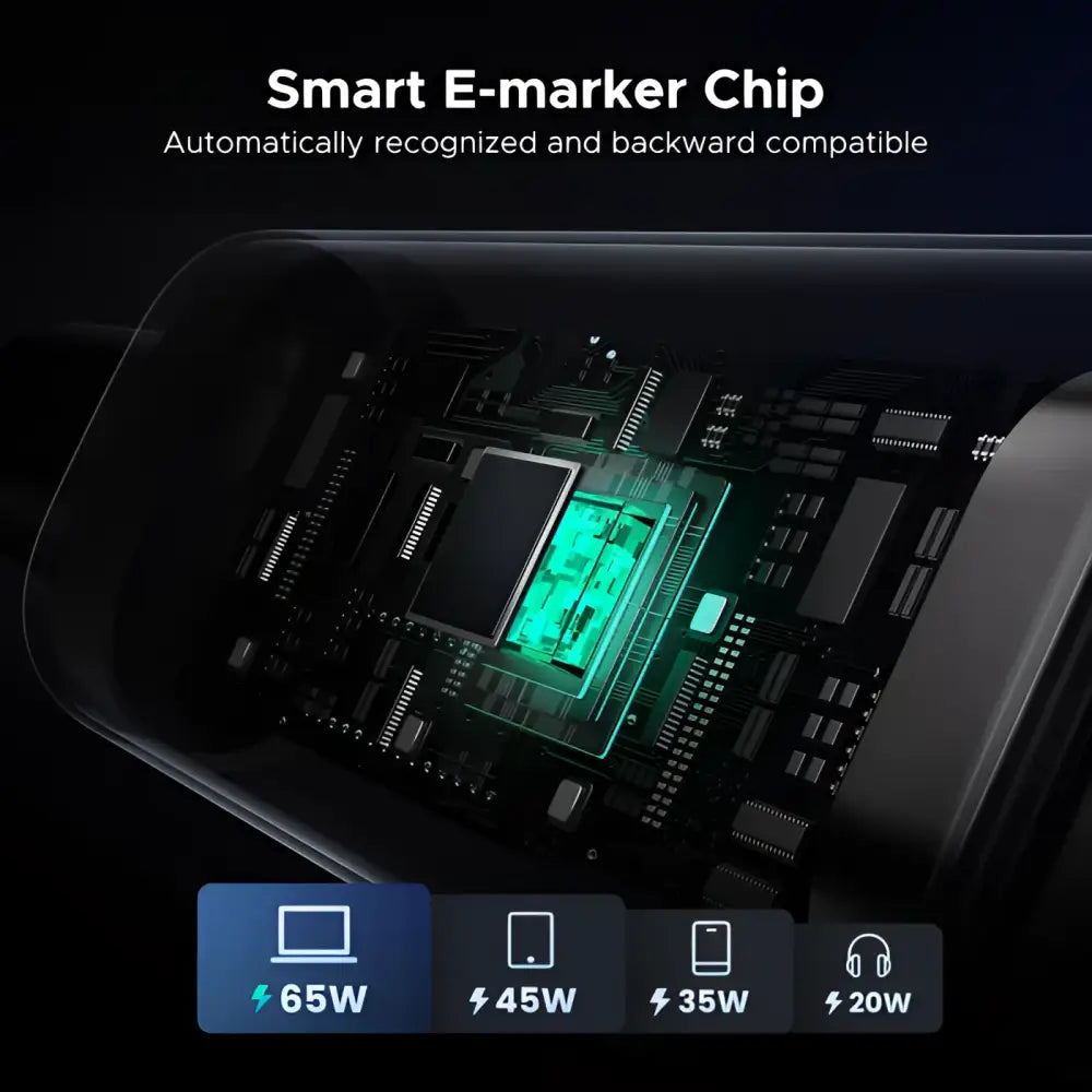 Câble UGREEN Uno 100W USB-C vers USB-C avec Écran LED Intégré (1m)